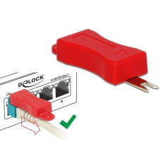 Delock Clip RJ45 Kabel Portverriegelung 20 Stück Delock Clip RJ45 Kabel Portverriegelung 20 Stück