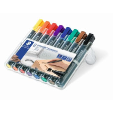 Staedtler Permanent-Marker Lumocolor 350 8er-Set, permanent