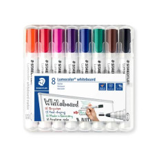 Staedtler Whiteboard-Marker Lumocolor 351 8er-Set, Rundspitze