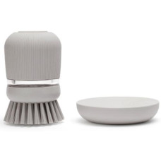 Brabantia Spülbürste mit Seifenspender Grau Brabantia Spülbürste mit Seifenspender Grau