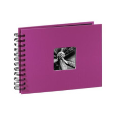 Hama Fotoalbum Fine Art 24 x 17 cm Pink, 50 schwarze Seiten