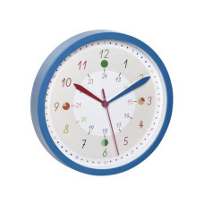 TFA Dostmann Kinder Wanduhr Tick & Tack Blau TFA Dostmann Kinder Wanduhr Tick & Tack Blau