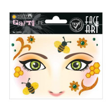 Herma Stickers Tattoos Face Art Honey Bee, 1 Stück Herma Stickers Tattoos Face Art Honey Bee, 1 Stück