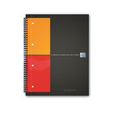 Oxford Notizheft Collegeblock International, A4 +, Kariert, Grau Oxford Notizheft Collegeblock International, A4 +, Kariert, Grau