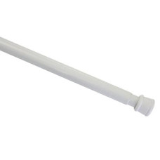 Gardinia Klemmstange 80-130 cm, Ø 23/26 mm Weiss
