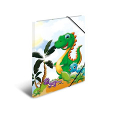HERMA Gummibandmappe Dinos A3, Mehrfarbig