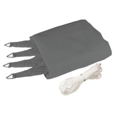 Windhager Sonnensegel 500 cm, Quadratisch, Grau
