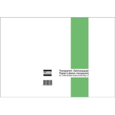 Favorit Zeichenpapier 80/85 g, 21 x 29.7 cm, 50 Blatt, Transparent