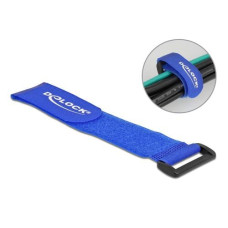 Delock Klettkabelbinder Blau 280 mm x 38 mm 3 Stück