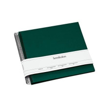 Semikolon Fotoalbum 23 x 24.5 cm Dunkelgrün, 40 schwarze Seiten