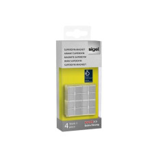 Sigel Magnetplättchen Extra Strong Ø 20 x 10 x 20 mm, 4 Stück Sigel Magnetplättchen Extra Strong Ø 20 x 10 x 20 mm, 4 Stück