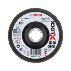 Bosch Professional Fächerschleifscheibe X-LOCK G120 X571, 125 mm