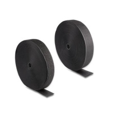 Delock Klettband 25m x 50mm Strapazierfähig Schwarz Delock Klettband 25m x 50mm Strapazierfähig Schwarz