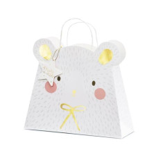 Partydeco Geschenktasche Eisbär 31.5 x 27 x 10 cm, Weiss Partydeco Geschenktasche Eisbär 31.5 x 27 x 10 cm, Weiss