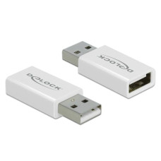 Delock USB-Adapter 2.0, Datenblocker USB-A Stecker - USB-A Buchse