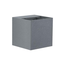 Paulmann Wandleuchte Cybo 8 x 8 cm, 2 x 3 W, 2700 K, Grau