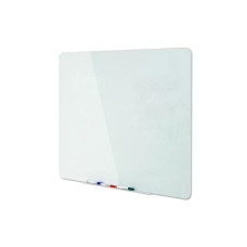 Bi-Office Magnethaftendes Glassboard 90 cm x 120 cm, Weiss Bi-Office Magnethaftendes Glassboard 90 cm x 120 cm, Weiss