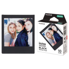 Fujifilm Sofortbildfilm Instax Square 10 Blatt, schwarz