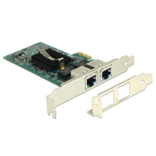 Delock Netzwerkkarte 2x1Gbps, PCI-Express x1 Intel 82576 Chipset Delock Netzwerkkarte 2x1Gbps, PCI-Express x1 Intel 82576 Chipset