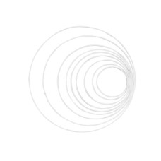 Glorex Metallring 15 cm 1 Stück, Weiss