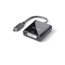 PureLink Adapter IS191 USB Type-C - DVI-I, Schwarz