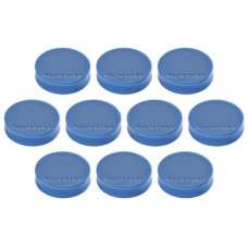 Magnetoplan Haftmagnet Ergo Medium Ø 3 cm Dunkelblau, 10 Stück
