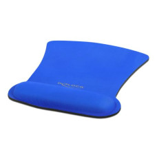 Delock Ergonomische Mausmatte mit Handballenauflage, blau Blau