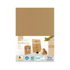 Folia Kraftkarton Kraftpapier A4, 50 Blatt 230 g/m²
