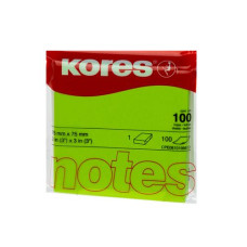 Kores Notizzettel 7.5 x 7.5 cm, Neongrün Kores Notizzettel 7.5 x 7.5 cm, Neongrün