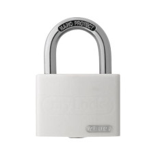 Abus Vorhängeschloss T65AL/40 Weiss Aluminium