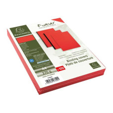 Exacompta Einbanddeckel Evercover 270 g/m², 100 Stück, Rot