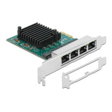 Delock Netzwerkkarte 4x 1Gbps, RTL8111 PCI-Express x1