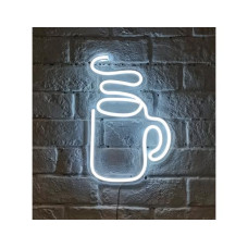 Vegas Lights LED Dekolicht Neon Sign Tasse 20 x 30 cm