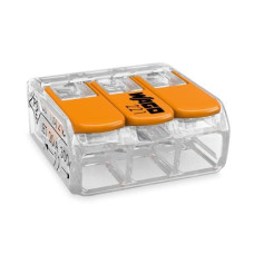 WAGO Verbindungsklemme COMPACT 3-fach, 8 Stück