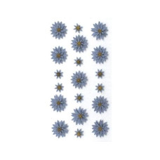 Artoz Motivsticker Blume 1 Blatt, Blau