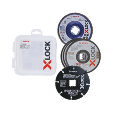 Bosch Professional X-LOCK Starter-Set Trenn- und Fächerschleifscheiben 125 mm