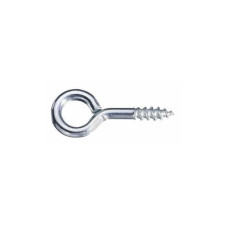 Krafter Ringschrauben, Stahl verzinkt 50 x 16 mm, 4 Stück Krafter Ringschrauben, Stahl verzinkt 50 x 16 mm, 4 Stück