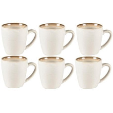 Bitz Kaffeetasse 190 ml, 6 Stück, Beige/Crème