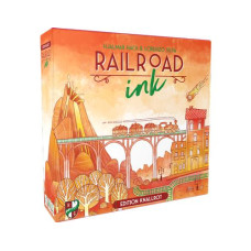 Fata Morgana Familienspiel Railroad Ink: Knallrot