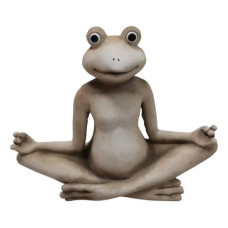 Dameco Dekofigur Frosch 12.5 Braun