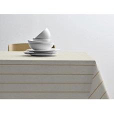Södahl Tischdecke Line 140 x 220 cm, Crème/Gold Södahl Tischdecke Line 140 x 220 cm, Crème/Gold