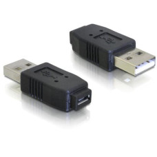 Delock USB 2.0 Adapter USB-A Stecker - USB-MicroB Buchse Delock USB 2.0 Adapter USB-A Stecker - USB-MicroB Buchse