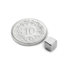 supermagnete Haftmagnet Neodym 10 x 5 mm Würfel Silber supermagnete Haftmagnet Neodym 10 x 5 mm Würfel Silber