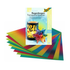 Folia Transparentpapier Regenbogen Mehrfarbig