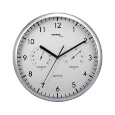 Technoline Wanduhr WT650 Ø 26 cm Silber Technoline Wanduhr WT650 Ø 26 cm Silber