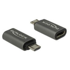 Delock USB 2.0 Adapter USB-C Buchse - MicroB-USB-Stecker Delock USB 2.0 Adapter USB-C Buchse - MicroB-USB-Stecker