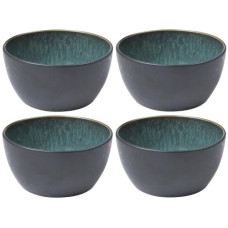 Bitz Snackschale 14 cm, 4 Stück, Schwarz/Grün