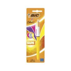BIC Kugelschreiber 4 Colours Sun 0.32 mm, 1 Stück, Gelb