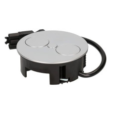 Bachmann Küchensteckdose TWIST 2S 1x T13, 1x Keystone 2-fach