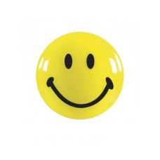 Magnetoplan Haftmagnet Smiley Ø 4 cm Gelb, 4 Stück